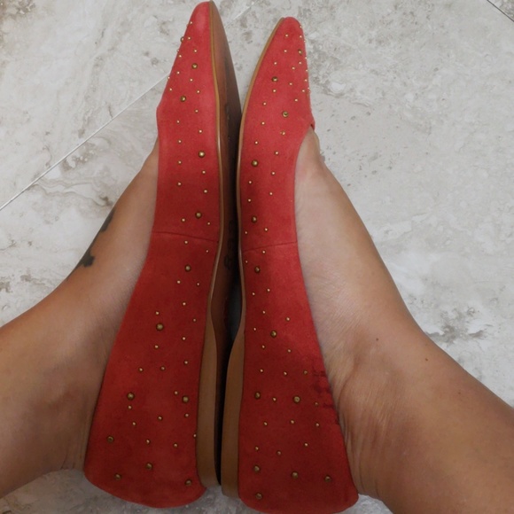 Zara Red Flats - Picture 7 of 8